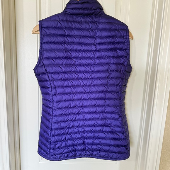 KJUS Women Purple cypress Down Vest Lightweight Puffer Full Zip Size 36 small - Picture 5 of 7